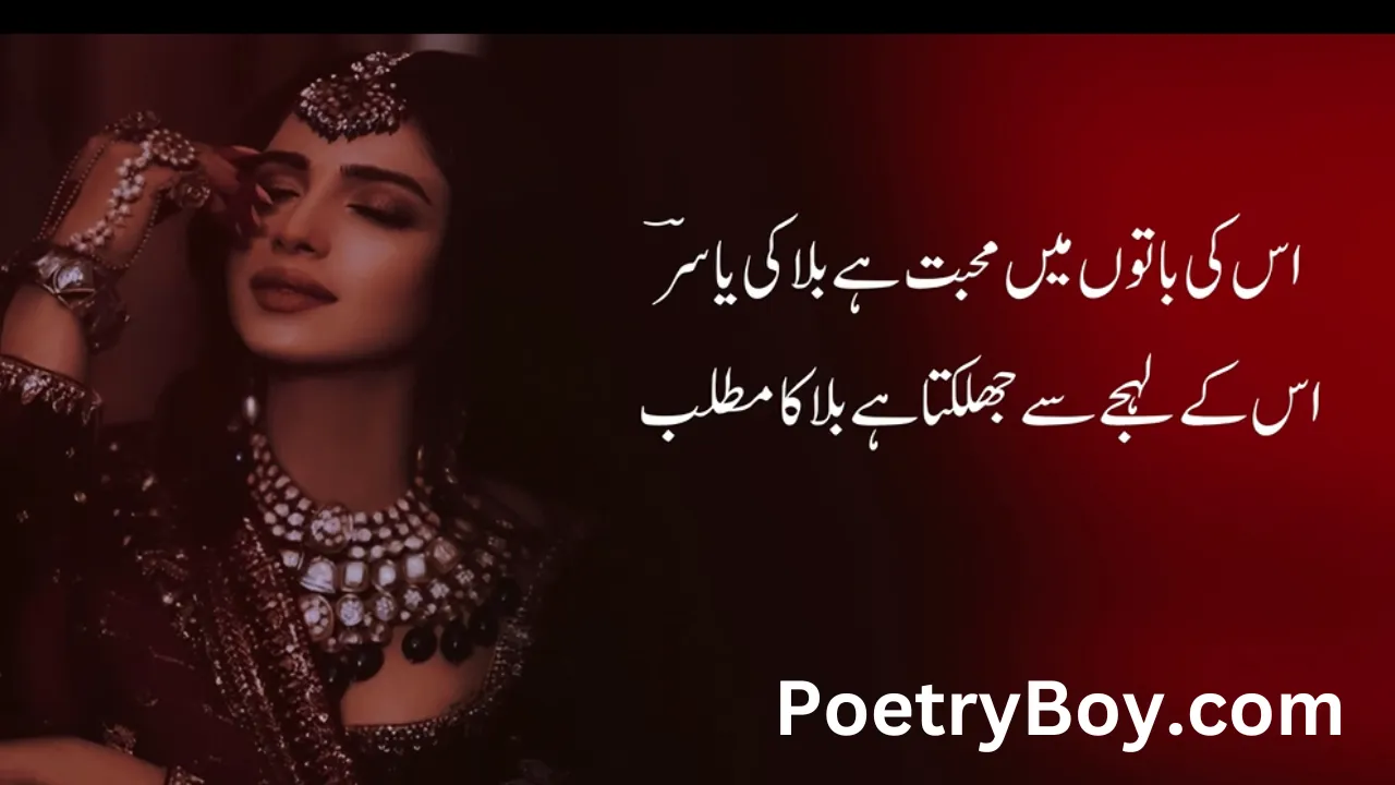 Urdu poetry 2 lines attitude