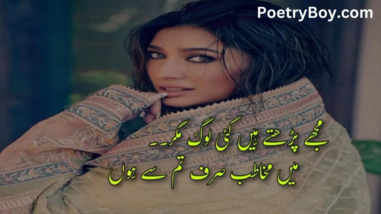 Attitude Poetry In Urdu 2 Lines Text